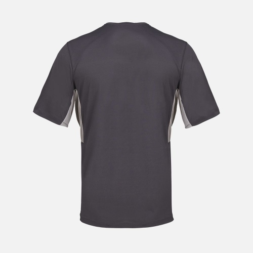 Футболка спортивная унисекс Storm, серая фото 2 Футболка спортивная унисекс Storm, серая фото 2