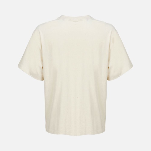 Футболка оверсайз унисекс Legacy, светло-бежевая (неокрашенная) фото 2