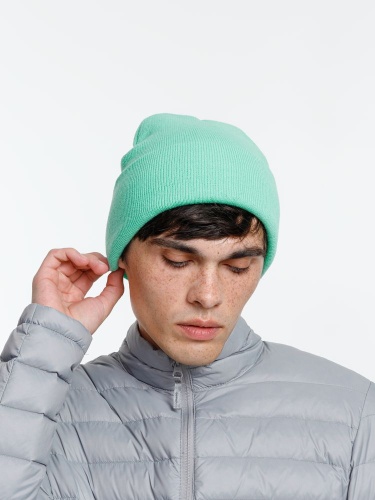 Шапка Urban Flow, зеленая (мятная) фото 4 Шапка Urban Flow, зеленая (мятная) фото 4
