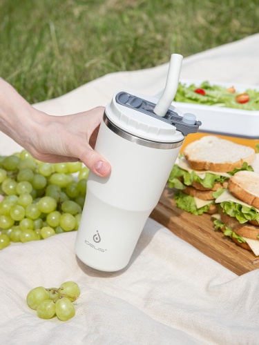 Термостакан Sapporo М, белый (молочный) фото 5 Термостакан Sapporo М, белый (молочный) фото 5