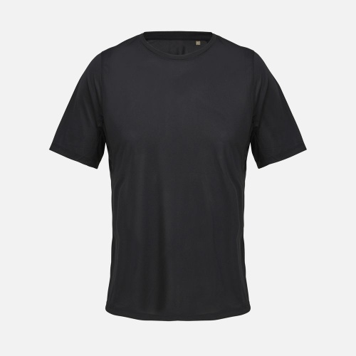 Футболка спортивная унисекс Storm, черная фото 2