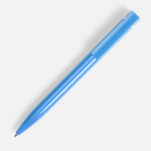 Ручка шариковая Liberty Polished, голубая фото 4