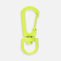 Застежка-карабин Snap Hook, S, желтый неон