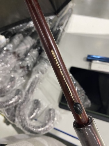 УЦЕНКА! Зонт-трость светоотражающий Reflect, черный фото 3