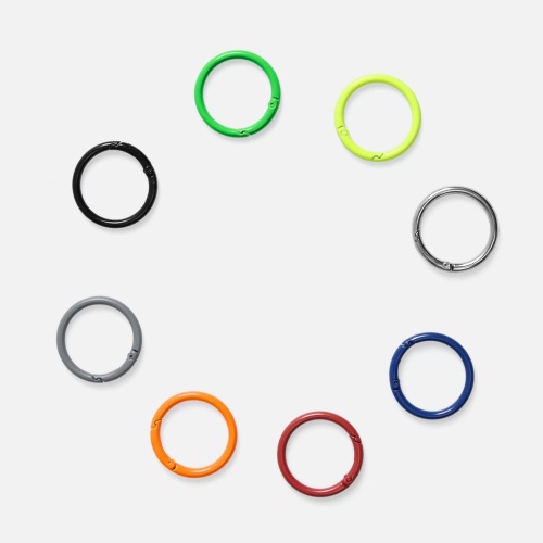 Карабин-кольцо Claus, L, серебристый фото 2