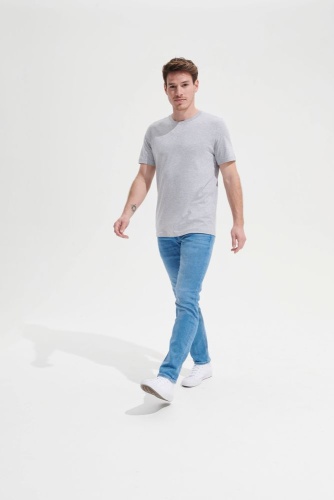 Футболка унисекс Tuner, светло-серый меланж фото 3 Футболка унисекс Tuner, светло-серый меланж фото 3