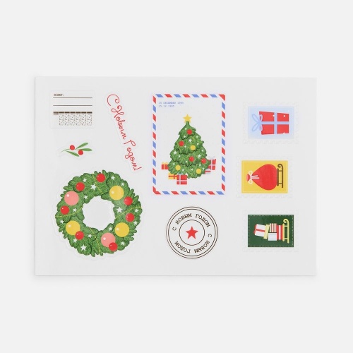 Стикерпак UV-DTF Thematic, новый год фото 2