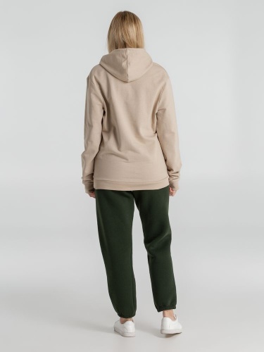 Толстовка с капюшоном унисекс Hoodie, бежевая фото 14