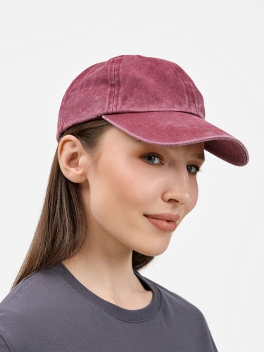 Бейсболка Berwi, бордовая фото 4