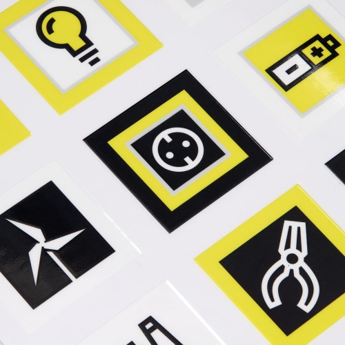 Стикерпак UV-DTF Industry, энергетика фото 2