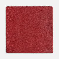 Лейбл кожаный Pasek, L, красный