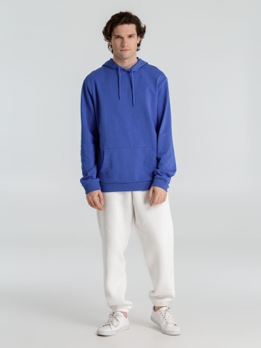 Толстовка с капюшоном унисекс Hoodie, ярко-синий меланж фото 13