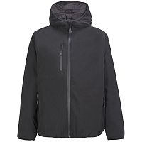 Куртка софтшелл с капюшоном мужская Falcon Men, черная