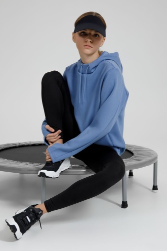 Худи унисекс Begi, синее фото 5