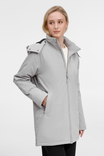 Куртка-парка унисекс Sfera, светло-серая фото 6