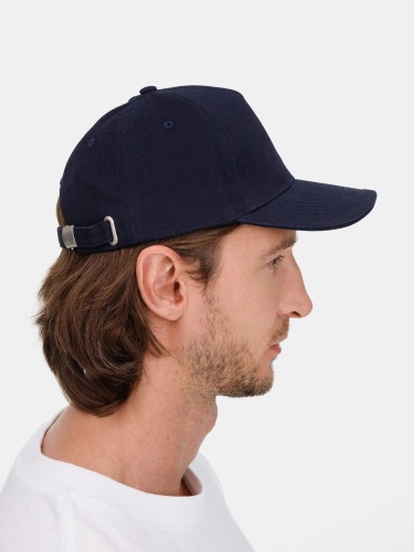 Бейсболка Classic 2.0, темно-синяя фото 4