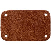 Лейбл кожаный Beta, S, горчичный