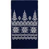 Шарф Elnik, синий с молочно-белым