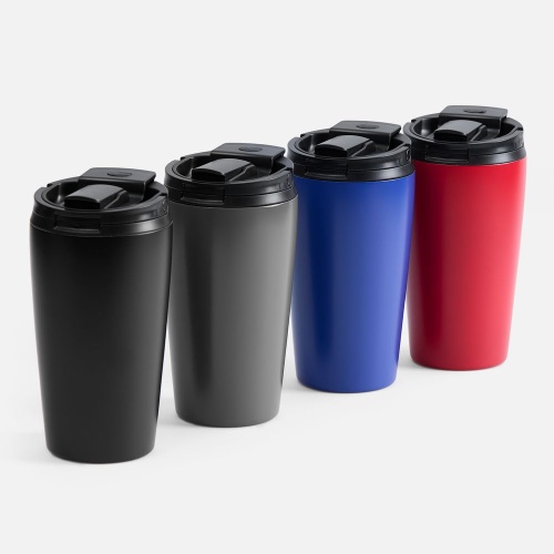 Термостакан с двумя поильниками Duetta, красный фото 4 Термостакан с двумя поильниками Duetta, красный фото 4