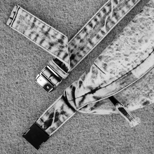 Поясная сумка W6, серая фото 3