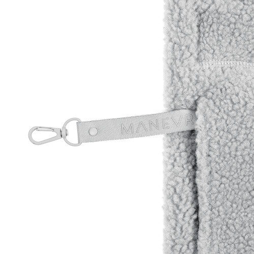 Анорак унисекс Oblako, светло-серый фото 4 Анорак унисекс Oblako, светло-серый фото 4