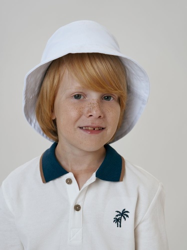 Панама детская Challenge Kids, белая фото 3