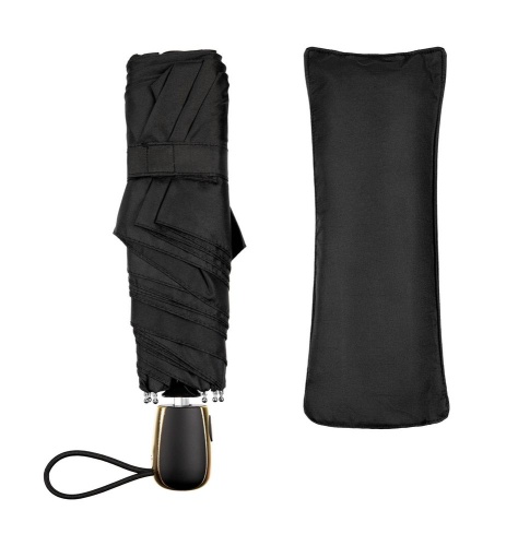 Зонт складной Nicety, черный фото 2 Зонт складной Nicety, черный фото 2