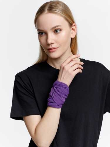 Многофункциональная бандана Dekko, фиолетовая фото 4 Многофункциональная бандана Dekko, фиолетовая фото 4