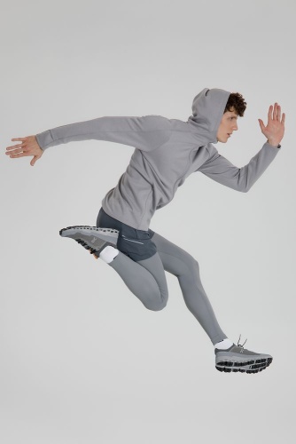 Куртка с капюшоном унисекс Begi, серая фото 6