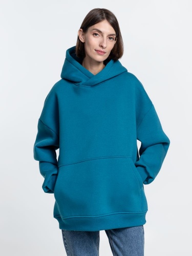 Худи Kulonga Oversize, бирюзовое фото 7