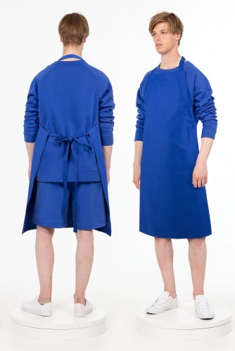 Фартук E1, синий фото 4