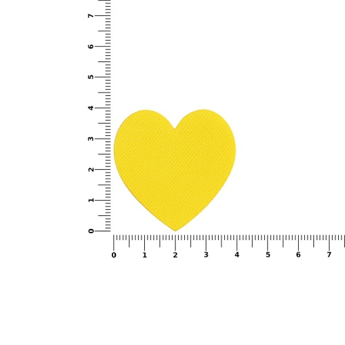 Наклейка тканевая Lunga Сor, M, желтая фото 2 Наклейка тканевая Lunga Сor, M, желтая фото 2