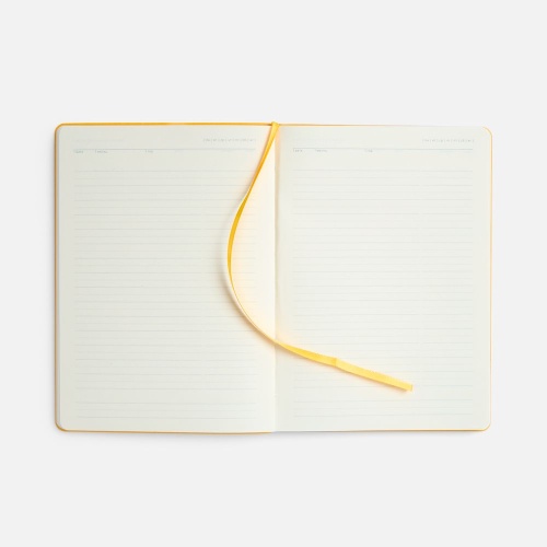 Ежедневник Vale New, недатированный, желтый фото 4