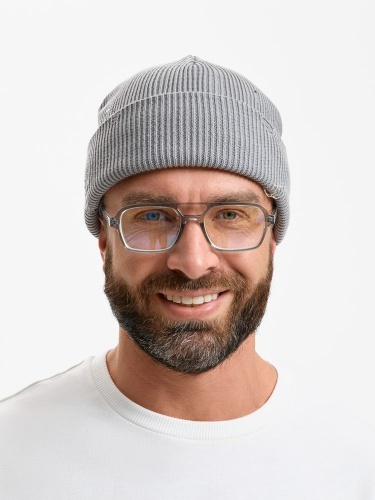 Шапка Ribelle, серая фото 3