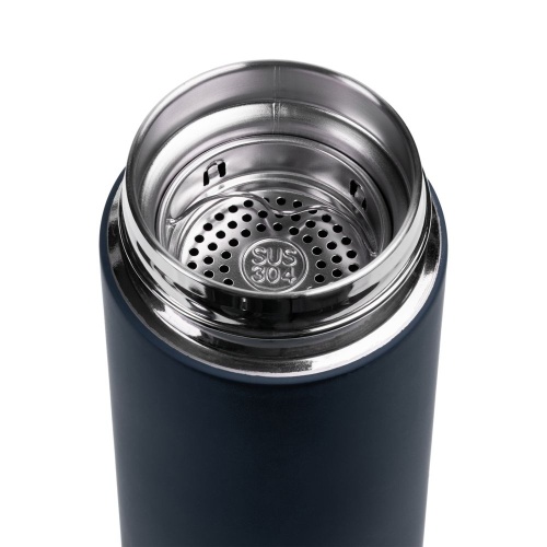 Термос с ситечком Percola, темно-синий фото 2