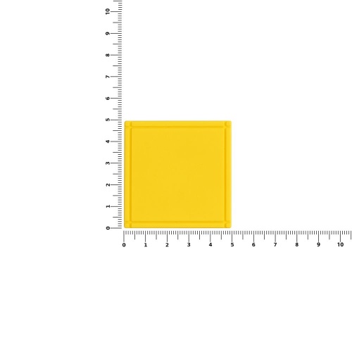 Лейбл из ПВХ Dzeta, L, желтый фото 2 Лейбл из ПВХ Dzeta, L, желтый фото 2