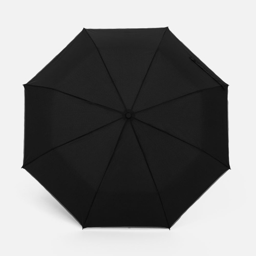 Зонт складной Tyre, черный фото 3