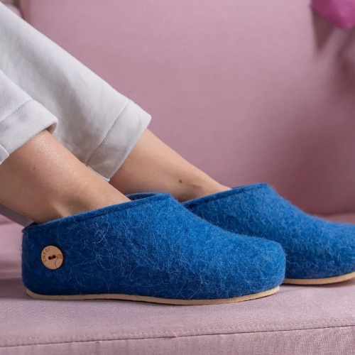 Домашние валенки Cant, синие (василек) фото 3 Домашние валенки Cant, синие (василек) фото 3