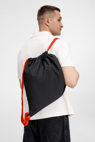Рюкзак B3, черный с красными лямками фото 3 Рюкзак B3, черный с красными лямками фото 3