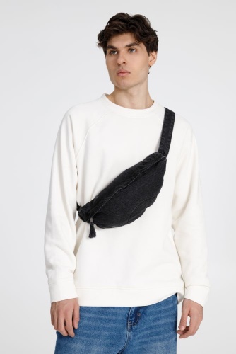 Поясная сумка W6, черная фото 5