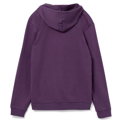 Толстовка с капюшоном унисекс Hoodie, фиолетовый меланж фото 3