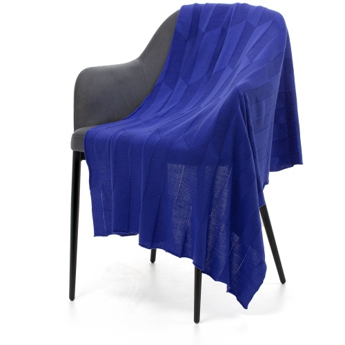 Плед Rombus, синий (василек) фото 2 Плед Rombus, синий (василек) фото 2