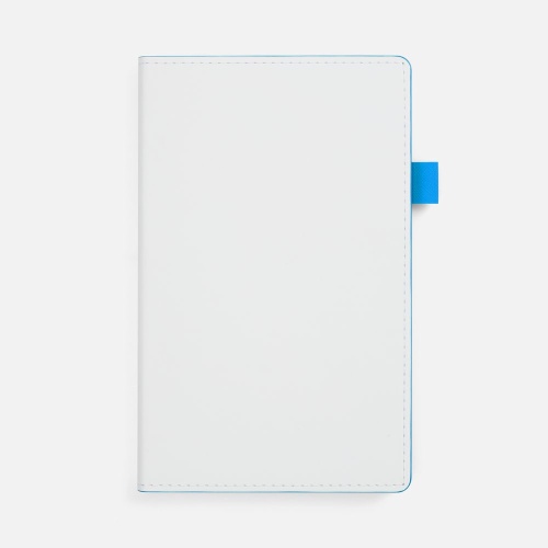 Ежедневник White Shall, недатированный, бело-голубой Ежедневник White Shall, недатированный, бело-голубой