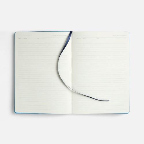 Ежедневник Doppio, недатированный, синий с голубым фото 4 Ежедневник Doppio, недатированный, синий с голубым фото 4