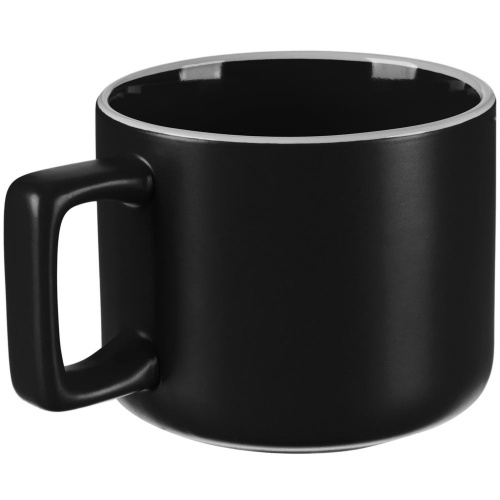 Чашка Fusion, ver.2, черная фото 2 Чашка Fusion, ver.2, черная фото 2