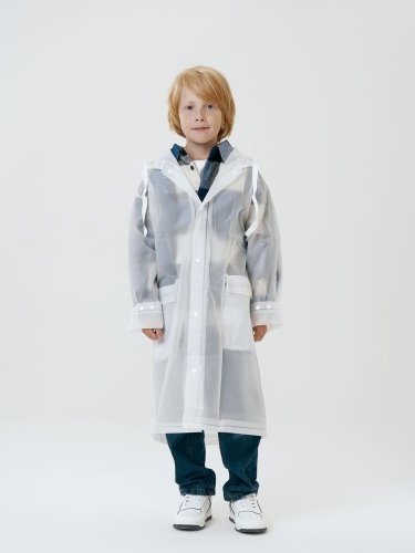 Дождевик детский RainDrop Kids, белый фото 12