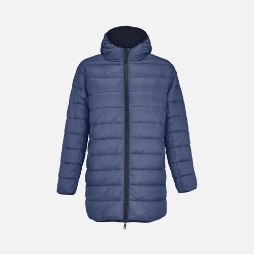 Куртка-парка унисекс Reverse, темно-синяя фото 3