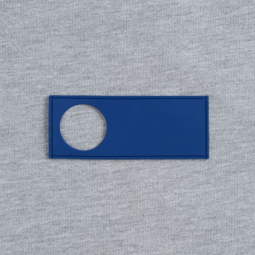 Лейбл из ПВХ с вырубкой «Круг», синий фото 2 Лейбл из ПВХ с вырубкой «Круг», синий фото 2