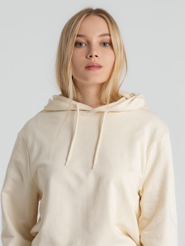Толстовка с капюшоном унисекс Hoodie, светло-желтая фото 7
