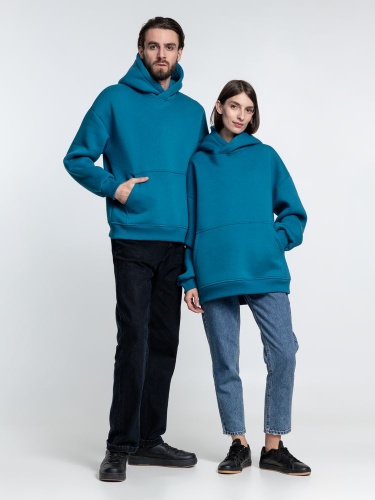 Худи Kulonga Oversize, бирюзовое фото 13